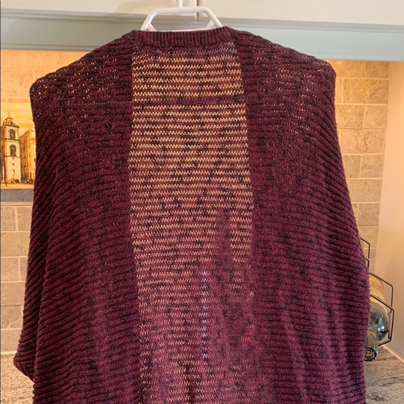Garage Burgundy Knit Sweater - Picture 3 of 3